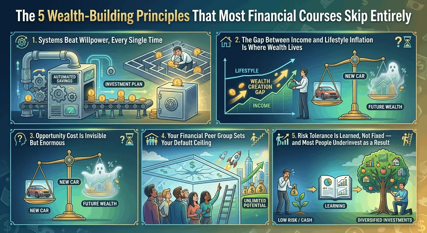 The 5 Wealth-Building Principles That Most Financial Courses Skip Entirely – Infographic
