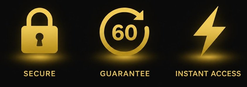 Secure payment, 60-day money back guarantee, and instant access — Millionaire Partner System trust signals